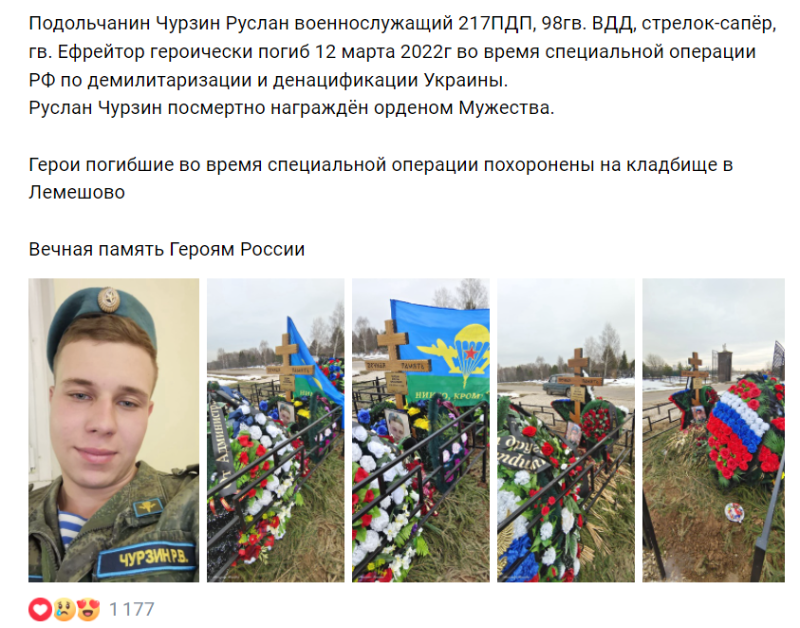 Сколько россиян погибло на украине официально
